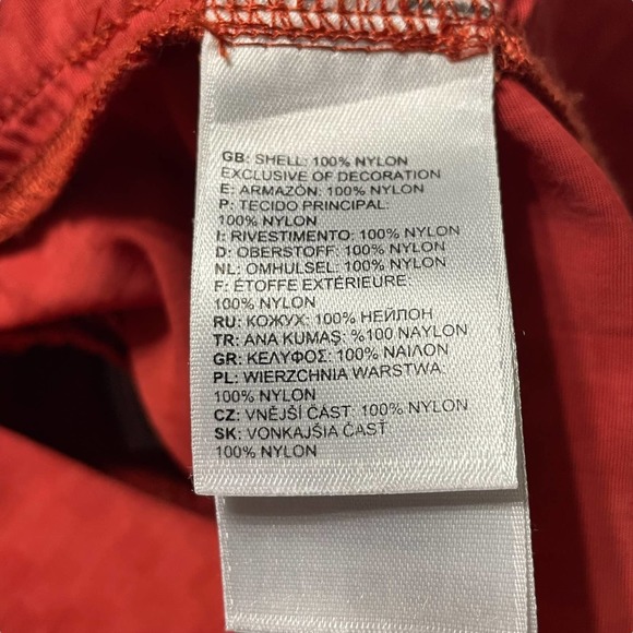 The North Face Women's Athletic Shorts - size XL - Burnt Orange Checkered Print - Picture 7 of 10